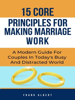 cover image of 15 Core Principles For Making Marriage Work